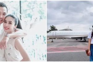6 Momen dua tahun lalu Sandra Dewi pamer jet pribadi, kini aset hartanya itu diselidiki Kejagung