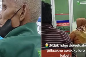 Momen wanita berbohong punya banyak uang saat sang ayah minta periksa di RS, aksinya bikin terenyuh