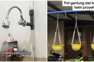 Utamakan fungsi bukan gengsi, 13 potret barang bekas diubah jadi perabot unik ini kreatif pol