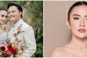 Tampil anggun saat resepsi di Bali, eyeshadow lokal yang dipakai Mahalini ini cuma Rp 300 ribuan