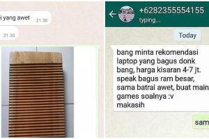 11 Chat lucu minta rekomendasi barang ke teman ini jawabannya di luar prediksi, kocak tapi bikin emosi