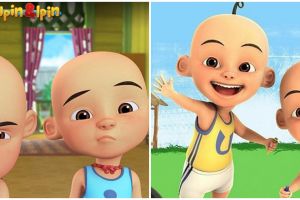 Bukan karena faktor sakit, ternyata ini penyebab karakter Upin dan Ipin karakternya botak