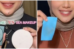 Uji tes ketahanan 2 bedak two way cake harga di bawah Rp 70 ribuan, cegah wajah berminyak seharian