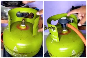 Bukan diselipi karet ban bekas, ini trik mengatasi tabung gas elpiji bocor cuma pakai 1 alat sederhana