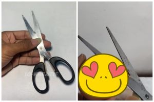 Tak perlu digosok batu, ini cara menajamkan gunting tumpul cuma pakai 1 ampas dapur