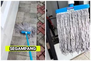 Bukan direndam semalaman, ini cara bersihkan kain pel dekil jadi putih lagi pakai 3 bahan dapur