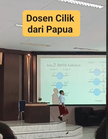Viral bocah kelas 6 SD Papua mengajar kalkulus di depan mahasiswa, ternyata bukan anak sembarangan