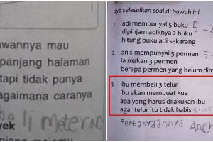 11 Jawaban kocak anak SD ketika ulangan bikin ketawa cengengesan, auto disentil guru