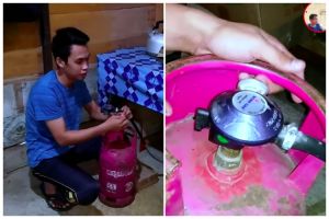 Tak usah diganjal karet gelang, ini trik atasi tabung gas bocor cukup tambah 1 alat sederhana
