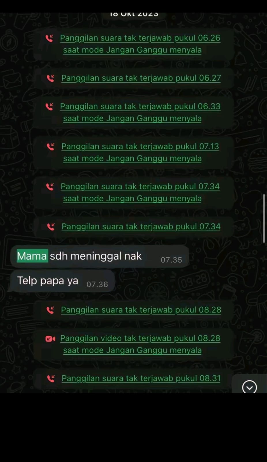 Aktifkan mode jangan ganggu di HP, kisah pria terlambat ketahui ibunya meninggal ini bikin haru