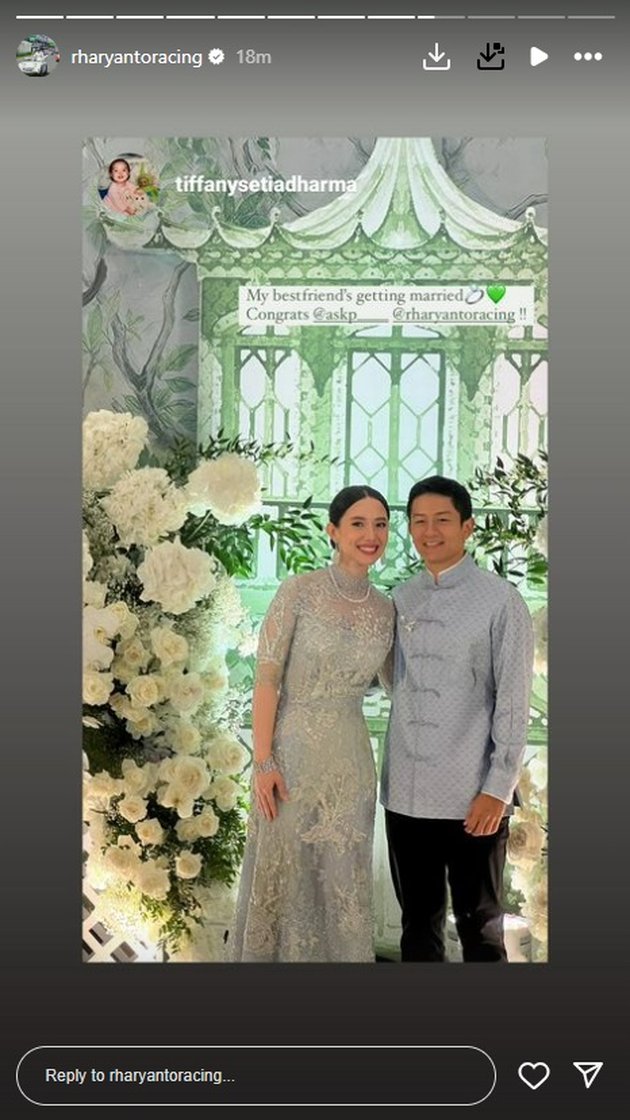 9 Momen lamaran Rio Haryanto dan Athina keponakan Sandiaga Uno, sosok calon pengantin wanita disorot