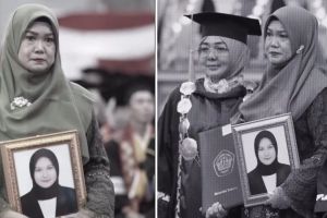 Sang anak meninggal sebelum wisuda, kisah ibu gantikan ambil ijazah putrinya ini penuh haru