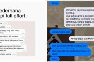 Sederhana tapi full effort, 13 chat lucu pacar terlalu setia ini bacanya bikin jomblo iri