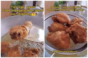 Tak perlu disayat satu-satu, ini cara menghilangkan sisa darah daging ayam sebelum digoreng