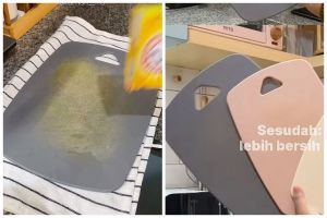 Trik emak-emak basmi jamur dan noda kunyit di talenan plastik ini auto kinclong pakai 3 bahan dapur