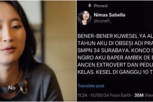 Kisah Nimas diteror teman SMP selama 10 tahun bakal diangkat film, pihak rumah produksi tuai hujatan