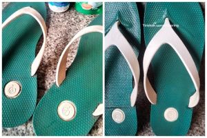 Tanpa direndam, trik emak-emak bersihkan sandal dekil ini auto kinclong cukup tambah 1 bahan dapur