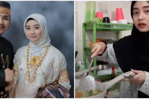 Dulu tinggal di kontrakan minimalis, 9 potret dapur Ega dan Rafly DA ini nyempil di kolong tangga