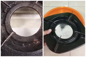 Tanpa direndam cuka dan baking soda, ini trik enyahkan kerak di tungku kompor pakai 1 bahan dapur