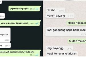 11 Jawaban kocak pertanyaan 'lagi apa?' ke pasangan ini bikin nelan ludah, auto senyum kecut