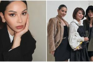 9 Momen Alyssa Daguise ketemu Al Ghazali di event brand fesyen ternama, interaksi keduanya disorot