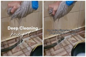 Tanpa direndam semalaman, ini trik cuci kain pel agar bebas bau amis cukup andalkan 3 bahan dapur