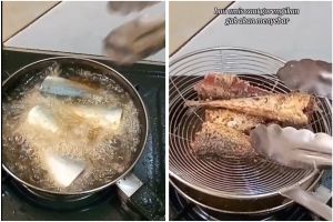 Tak perlu pakai jahe, ini trik menggoreng ikan agar nggak bau amis cuma andalkan 1 ampas dapur