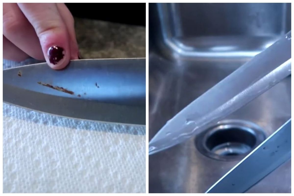 Instead of soaking it in vinegar, this is a trick for cleaning rusty