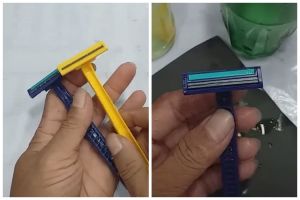 Tak perlu beli baru, ini trik tajamkan dan hilangkan noda karat di pisau cukur ditambah 1 bahan dapur