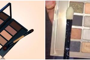 Cara nyeleneh bikin eyeshadow brush pakai alat rumahan ini ekonomis, bisa dicoba pas lagi kepepet