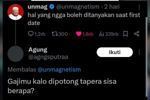 11 Jawaban kocak warga X tentang pertanyaan yang dilarang saat first date ini nyeleneh abis