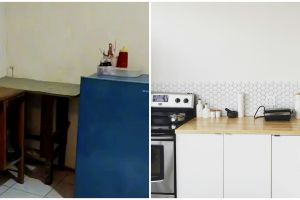 Trik wanita ubah sudut kamar jadi dapur mini modal under Rp 100 ribu, inspiratif abis buat anak kos