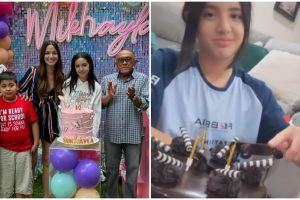 9 Potret Nia Ramadhani rayakan ulang tahun Mikhayla ke-12, cuma pakai kaos udah kelihatan tajir