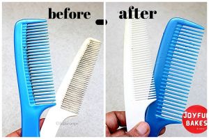 Tanpa disikat, ini cara bersihkan sisir penuh kerak agar kinclong cuma tambah 1 bahan makanan