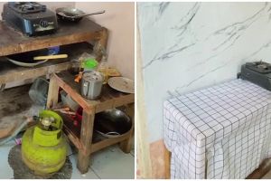 Trik anak rantau makeover dapur kos cuma modal Rp 30 ribu ini cocok buat kaum ngirit