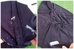 Tak usah dicuci detergen, cara ampuh hilangkan noda cat di pakaian ini cuma tambah 1 bahan dapur