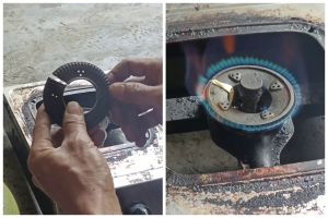 Tak perlu beli baru, ini trik perbaiki burner kompor pecah agar api menyala lagi pakai 1 jenis sampah