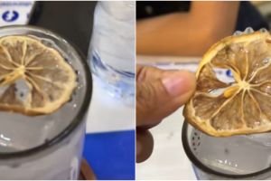 Komplain minumannya diberi 'lemon kering', aksi wanita ini malah disebut malu-maluin diri sendiri