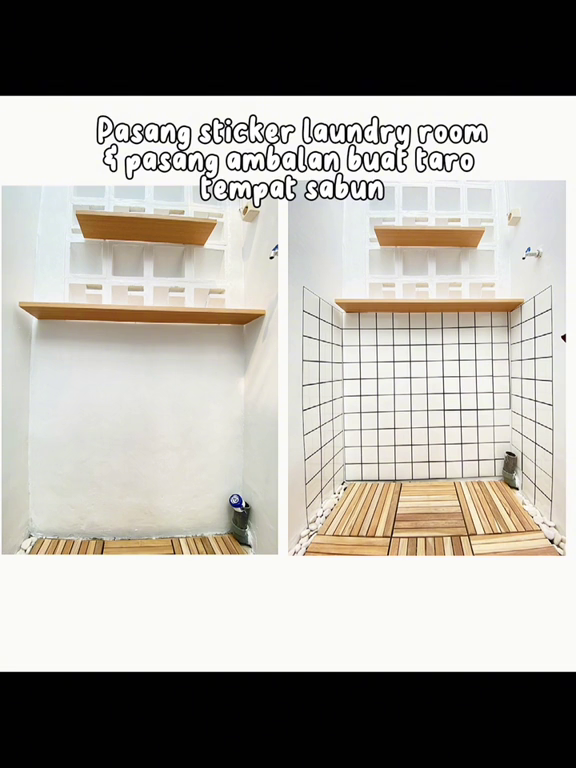 Cuma manfaatkan sisa tanah lebar 1 meter, 9 cara bangun laundry room minimalis buat rumah subsidi