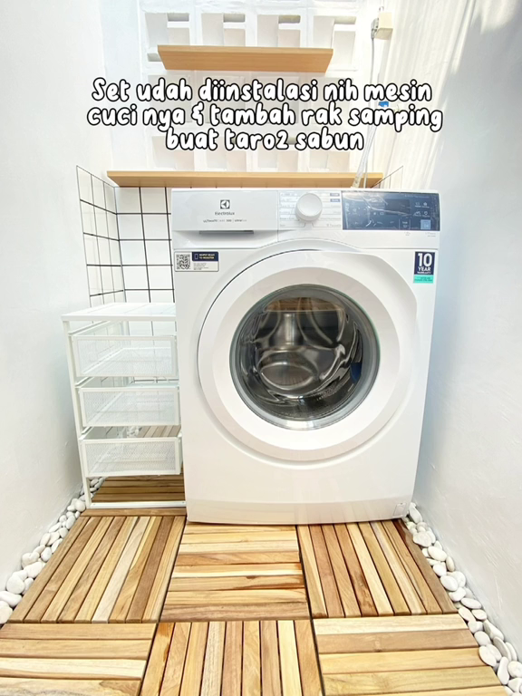 Cuma manfaatkan sisa tanah lebar 1 meter, 9 cara bangun laundry room minimalis buat rumah subsidi