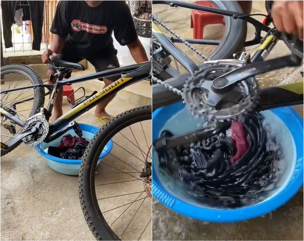 Lifehack nyeleneh membuat mesin cuci manual tanpa listrik ini idenya ngasal abis tapi boleh dicoba