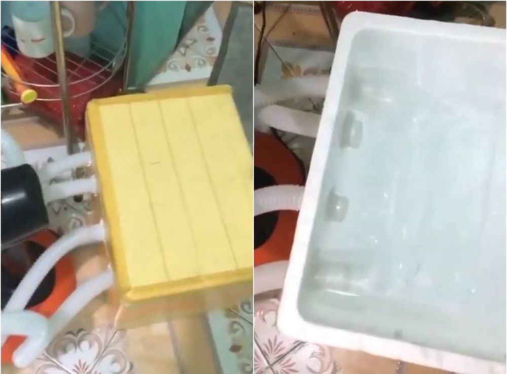 Bak alat dari masa depan, lifehack nyeleneh membuat kipas angin dingin ini desainnya terlalu effort