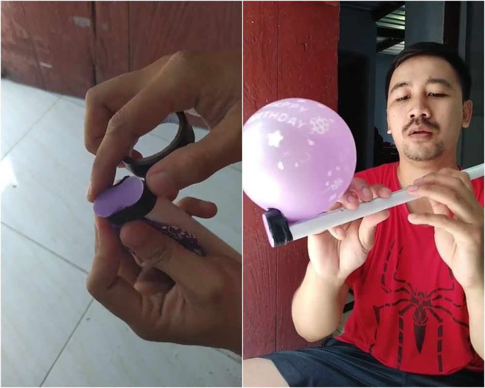 Lifehack nyeleneh pria bikin suling dari paralon ini kreatif tapi absurd, orang gabut harus coba