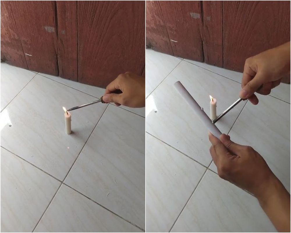Lifehack nyeleneh pria bikin suling dari paralon ini kreatif tapi absurd, orang gabut harus coba