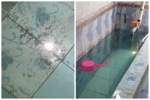 Tanpa dikuras dulu, ini trik bersihkan bak mandi berpasir cuma pakai 1 sampah dapur
