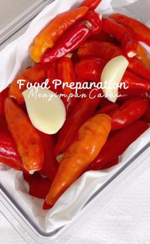 Bukan cuma pakai tisu, begini trik menyimpan cabai agar awet hingga 3 bulan andalkan 1 bahan dapur