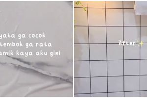 Jangan gunakan wallpaper tipis, ini 8 cara makeover dinding dapur tak rata modal di bawah Rp100 ribu