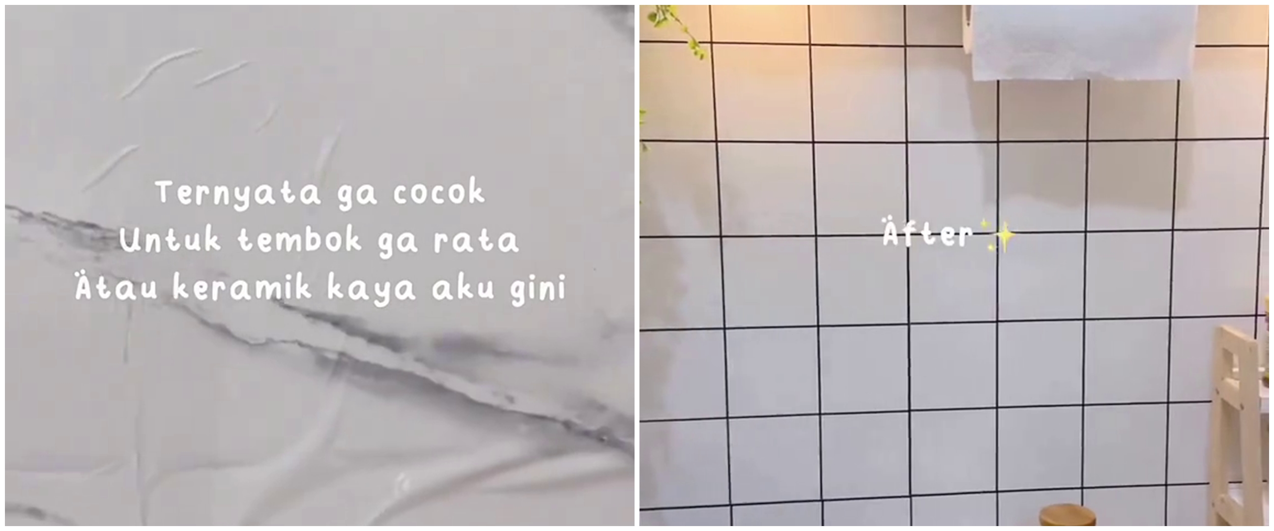 Jangan gunakan wallpaper tipis, ini 8 cara makeover dinding dapur tak rata modal di bawah Rp100 ribu
