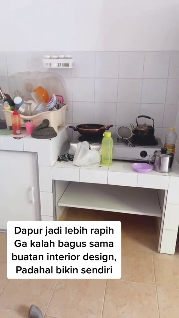 9 Cara bikin pintu slide kabinet sendiri tanpa bantuan tukang, bikin dapur auto bersih dan rapi