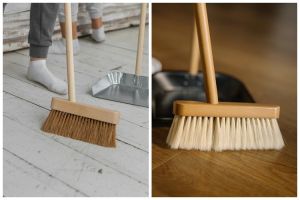 Tanpa disikat sabun, ini trik membersihkan sapu dekil cukup pakai 2 bahan dapur